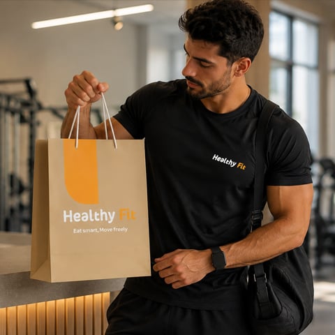 Training in a Healthy Fit tee