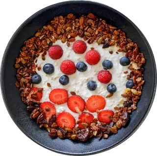 Berry oat bowl
